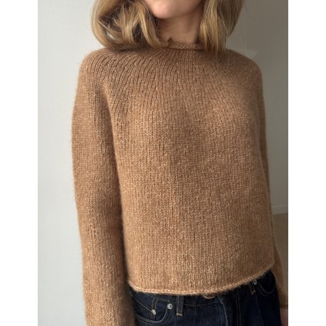 Le Knit Plain Yoke Pullover Wollpaket