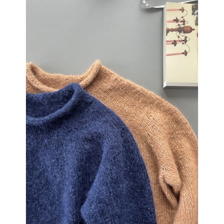 Le Knit Plain Yoke Pullover Wollpaket