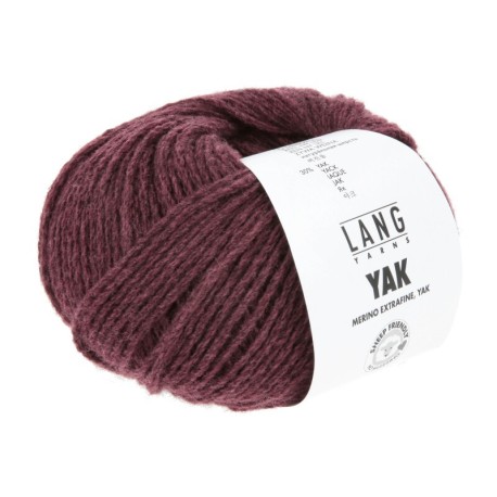 Lang Yarns Yak Bordeaux 0064