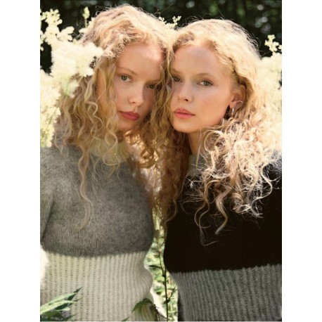 Sandnes 25-5a Vollan Sweater Anne Marie Edition Strickset