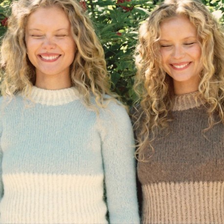Sandnes 25-5b Vollan Sweater Liv Edition Strickset