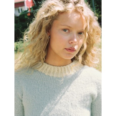 Sandnes 25-5b - Vollan Sweater Liv Edition Strickset