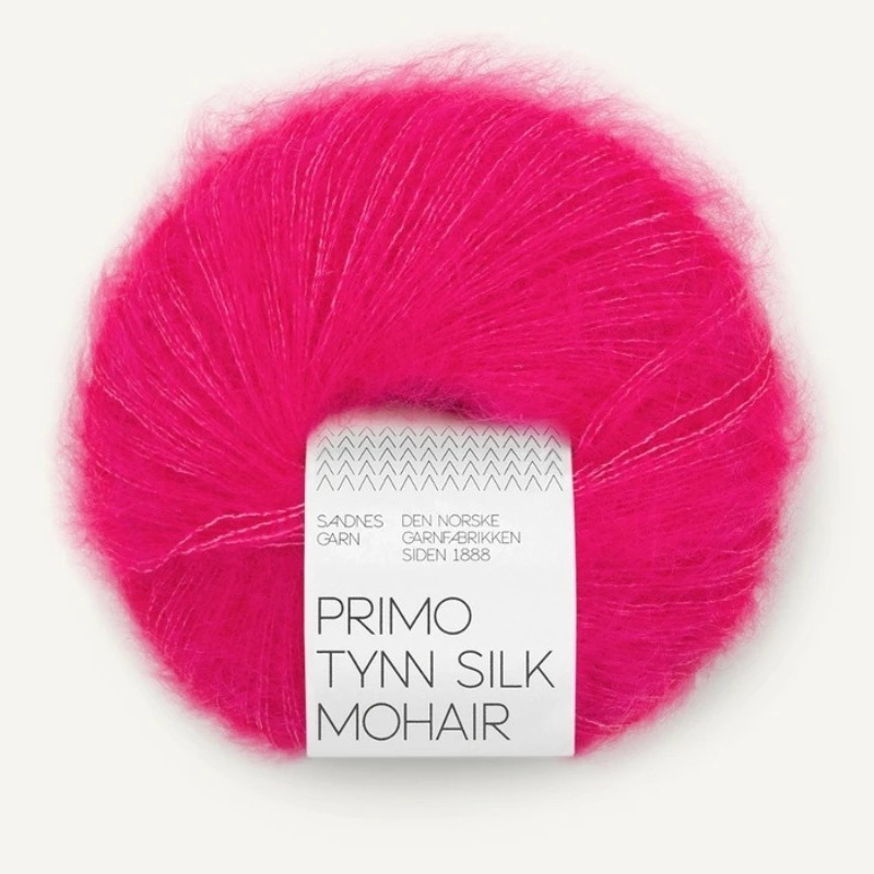 Sandnes Primo Tynn Silk Mohair - Hot Pink 4518
