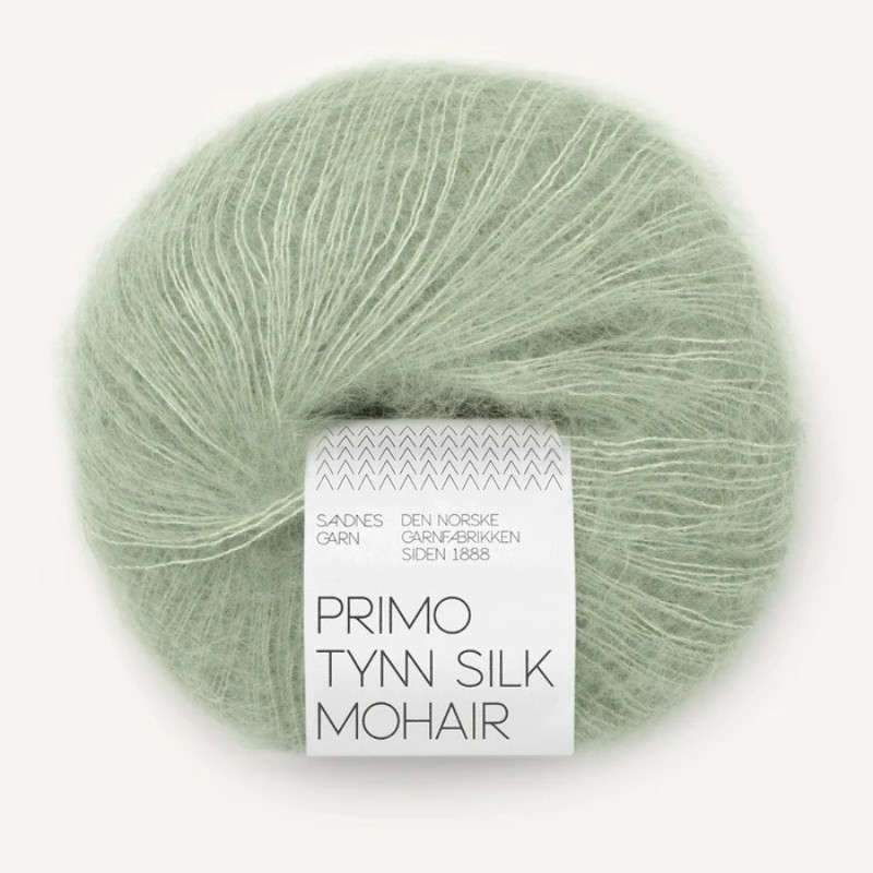Sandnes Primo Tynn Silk Mohair - Dusty Light Green 8521