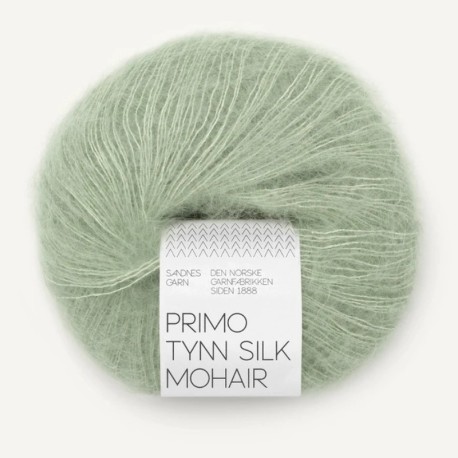 Sandnes Primo Tynn Silk Mohair - Dusty Light Green 8521