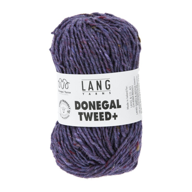 Lang Yarns Donegal Tweed + Violett Hell 0047