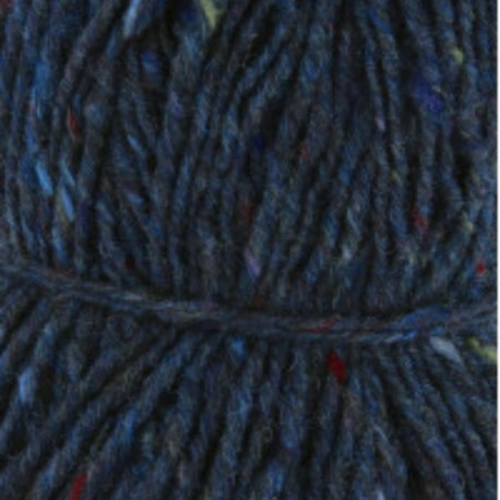 Lang Yarns Donegal Tweed + Stahlblau 0010 Detail