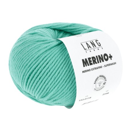 Lang Yarns Merino+ - Quarz Grün 0118