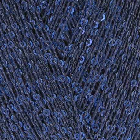 Lang Yarns Paillettes - Stahlblau 0010 Detail