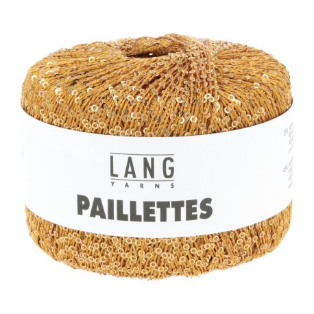 Lang Yarns Paillettes - Goldgelb 0049
