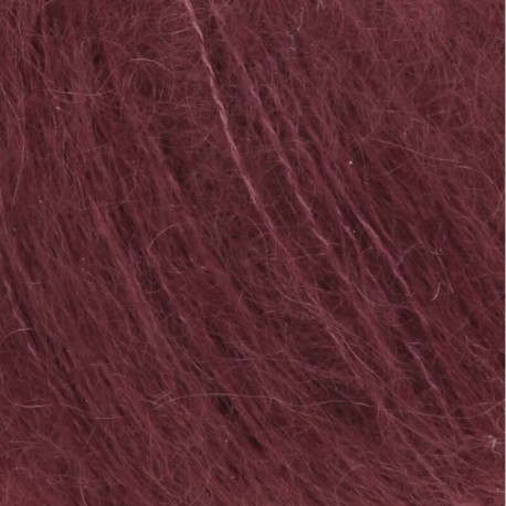 Lang Yarns Mohair Luxe Weinrot 0162 Detail