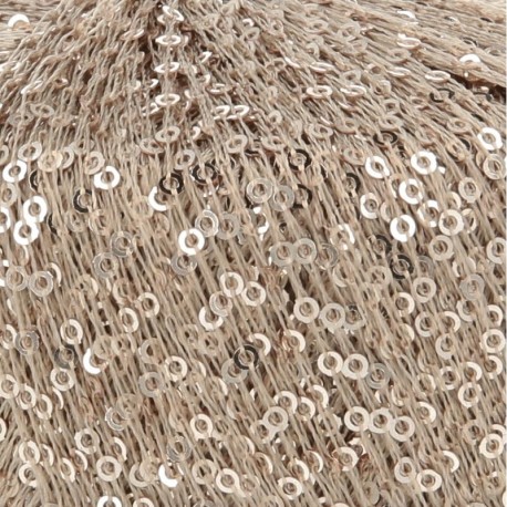 Lang Yarns Paillettes - Sand 0026 Detail
