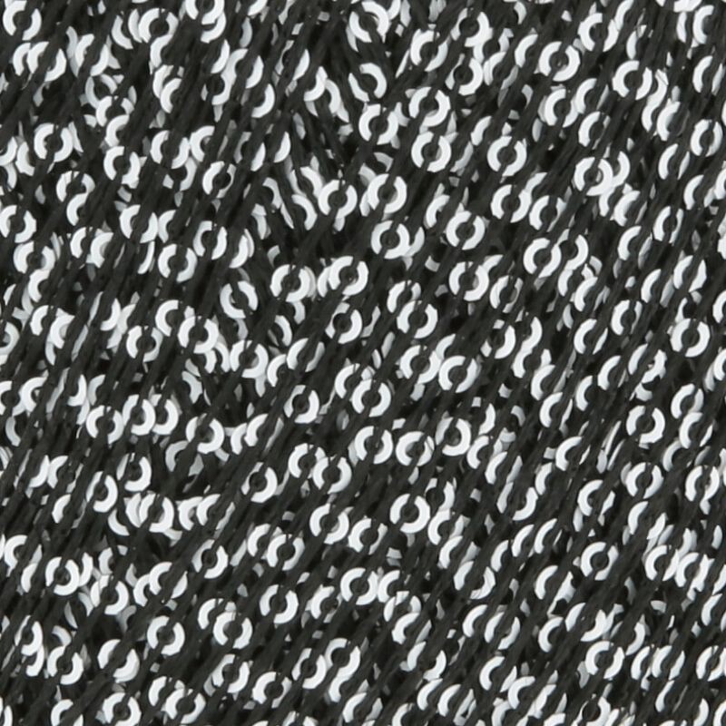 Lang Yarns Paillettes Schwarz / Weiss 0204 Detail