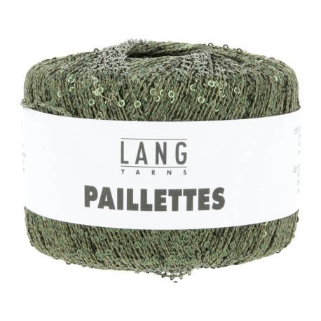 Lang Yarns Paillettes - Krokodilgrün 0099