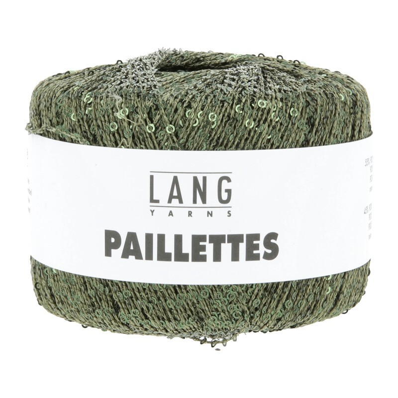 Lang Yarns Paillettes - Krokodilgrün 0099