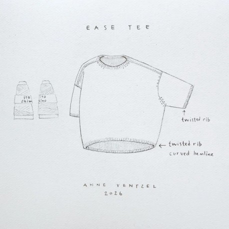 Anne Ventzel Ease Tee Wollpaket