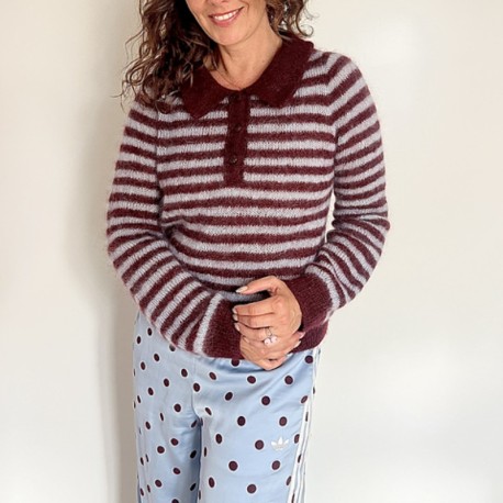 Popknit I Got Stripes Polo Wollpaket