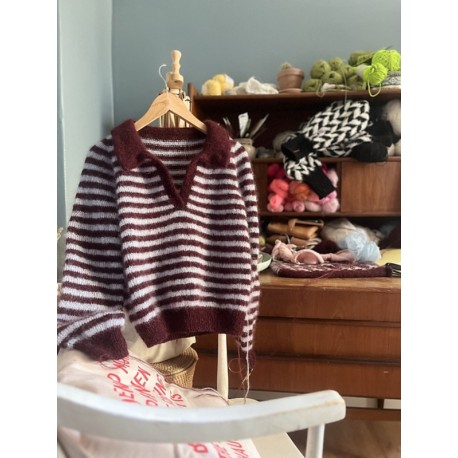 Popknit I Got Stripes Polo Wollpaket