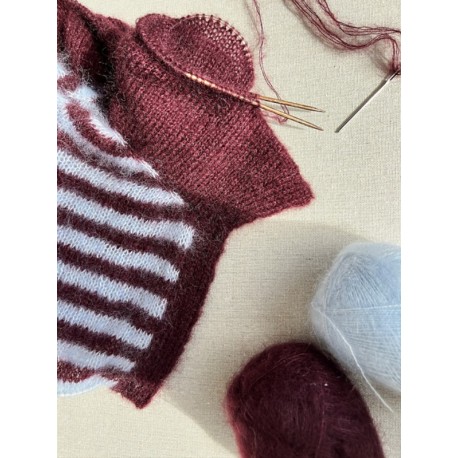 Popknit I Got Stripes Polo Wollpaket