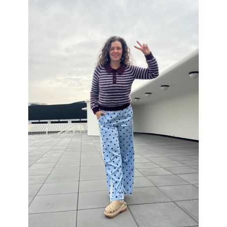 Popknit I Got Stripes Polo Wollpaket