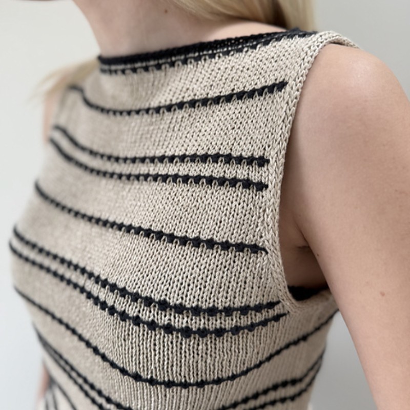 NORgardknitters My Dotline Top Wollpaket