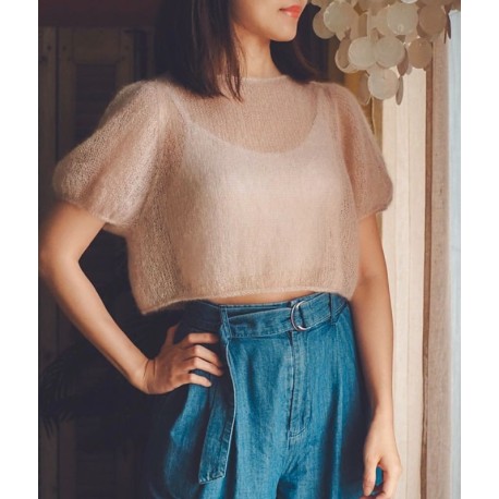 Irene Lin Lily Sheer Top Englisch Wollpaket