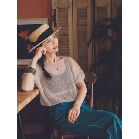 Irene Lin Lily Sheer Top Englisch Wollpaket