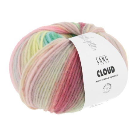 Lang Yarns Cloud Gelb/Grün/Türkis/Pink 0029