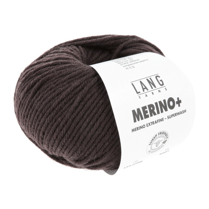 Lang Yarns Merino+ - Schokolade 0168 Preorder