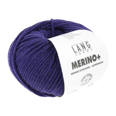 Lang Yarns Merino+ - Violett Royal 0290 Preorder