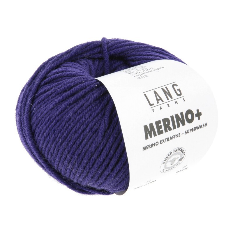 Lang Yarns Merino+ - Violett Royal 0290 Preorder