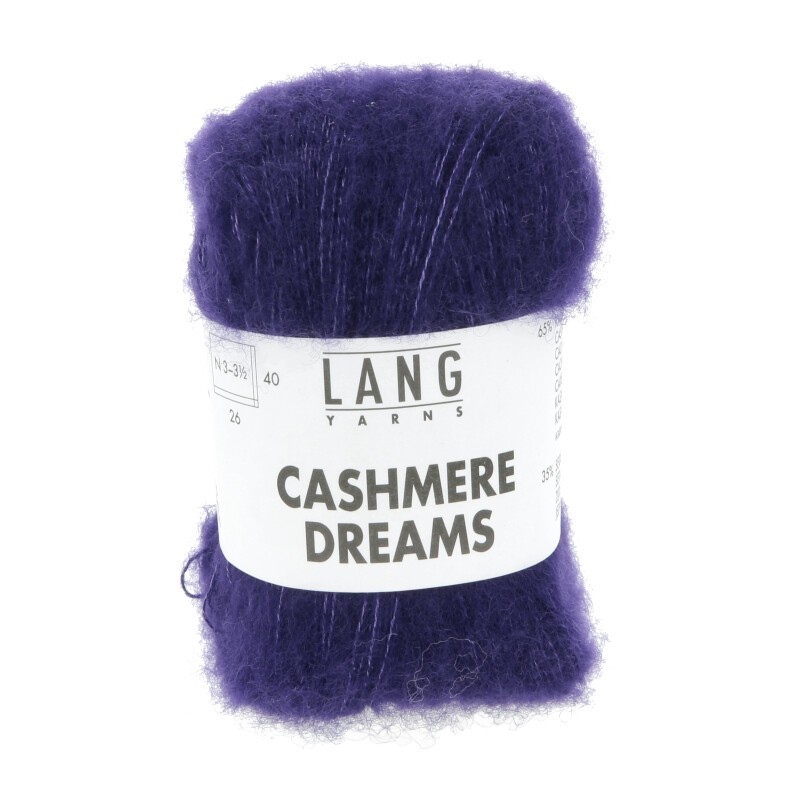 Lang Yarns Cashmere Dreams Violett Royal 0090
