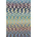 Lang Yarns Cloud Funky - Pflaume/Grau/Marine/Messing 0028 [Preorder]