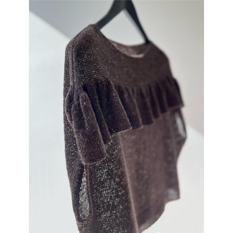 NORgardknitters Frill Me Tee Wollpaket