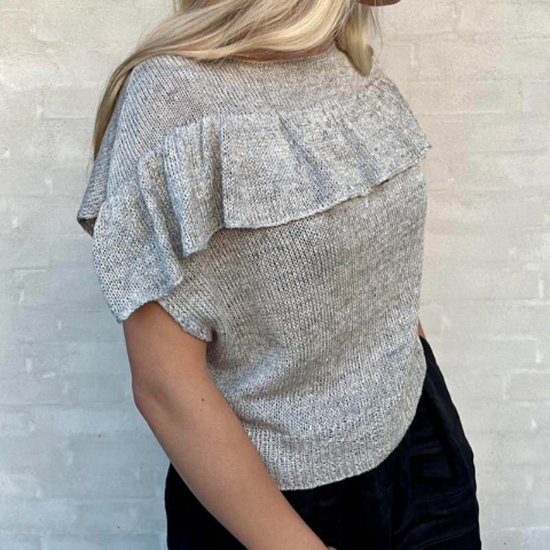 NORgardknitters Frill Me Tee Wollpaket