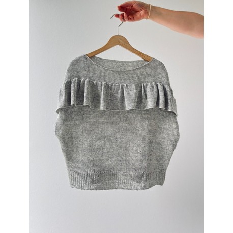 NORgardknitters Frill Me Tee Wollpaket