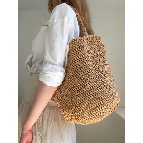 Garnogslikt Palm Tote Bag Wollpaket