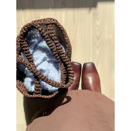 Garnogslikt Palm Tote Bag Wollpaket