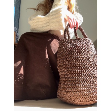 Garnogslikt Palm Tote Bag Wollpaket