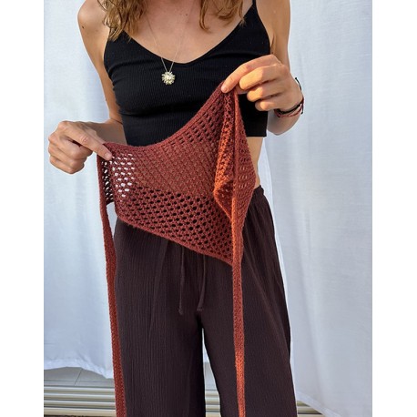 Paula_m Mesh Bandana Strickset