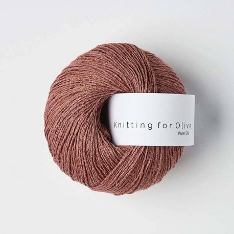 Knitting for Olive Pure Silk Plum Rose