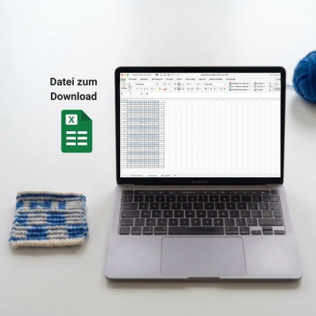 Shadow Knitting Generator - Tool zum Zeichnen eigener Motive beim Schattenstricken