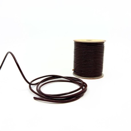 Wolle 7 Lederkordel 3 mm