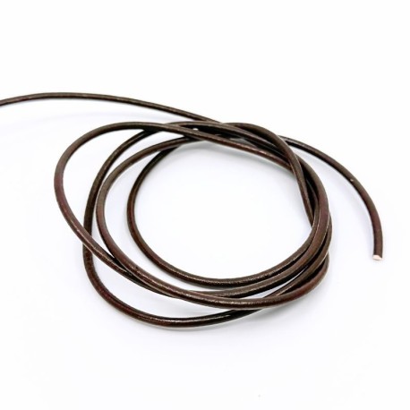 Wolle 7 Lederkordel 3 mm