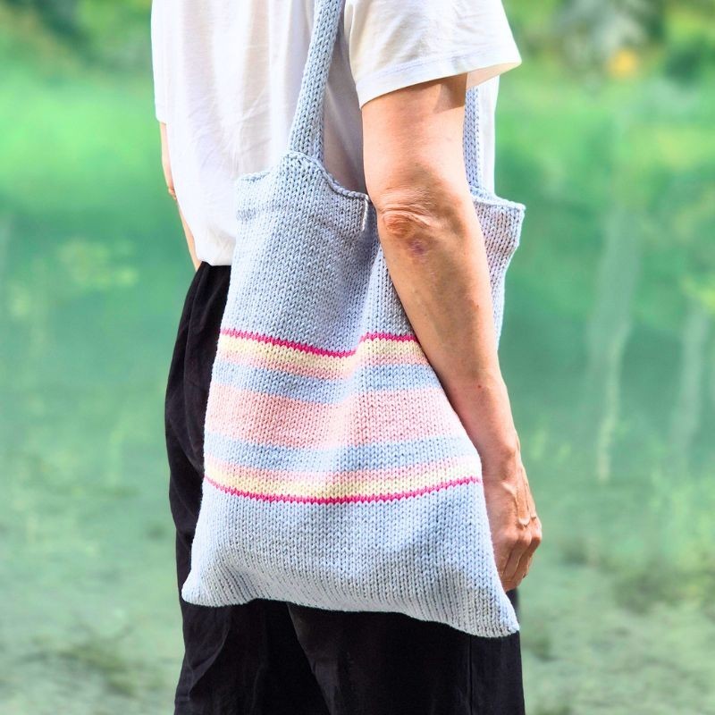 Wolle 7 Summer Tote Bag Strickset