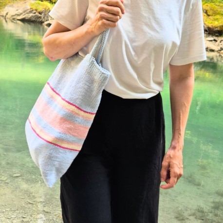 Wolle 7 Summer Tote Bag Strickset