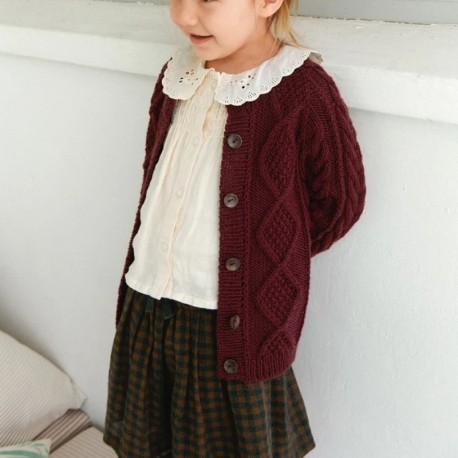 Sandnes 2605 1b Nilo Jacket Junior Strickset