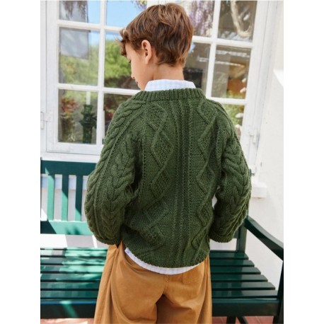 Sandnes 2605 1b Nilo Jacket Junior Strickset