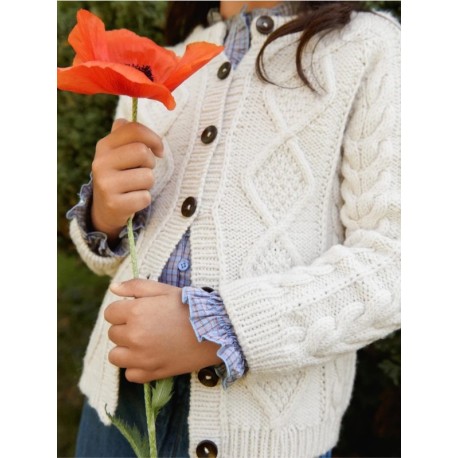 Sandnes 2605 1b Nilo Jacket Junior Strickset