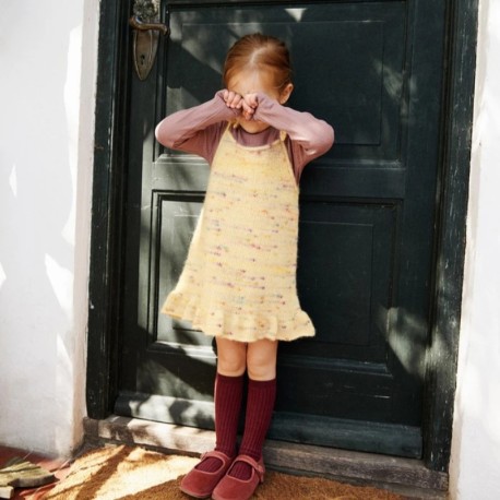 Sandnes 2605 2 Polly Dress Junior Strickset